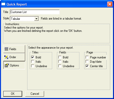 Quick Report Genie4